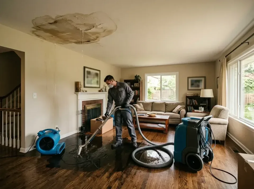 attic-pipe-burst-ceiling-drip-008 — frequently asked questions, Water Damage Restoration & Carpet Care in Lyons, IL